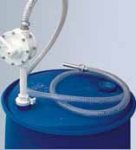 Suzzara blue drum hand pump