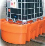 Plastic IBC drum containment