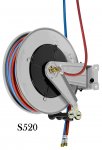 Raasm/Alfa welding hose reel 20 bar swiveling