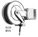 Grease hose reel 400 bar swiveling