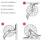 air / water hose reel