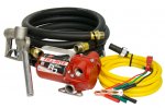 12V EX pomp compleet met slang en nozzle