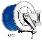 Water hose reel 200 bar fixed