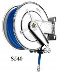 Water hose reel 400 bar fixed